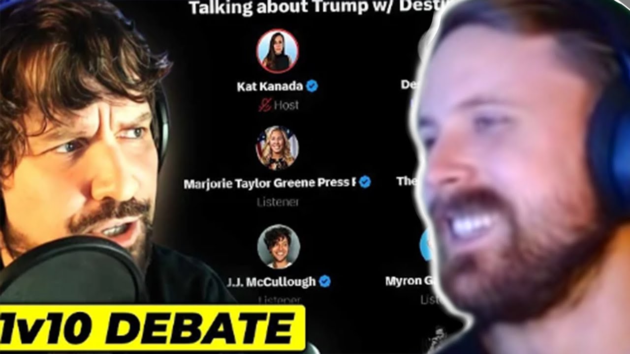 Forsen Reacts - Destiny Stumps Every Conservative Influencer In HEATED 1v10 Bloodsport Debate