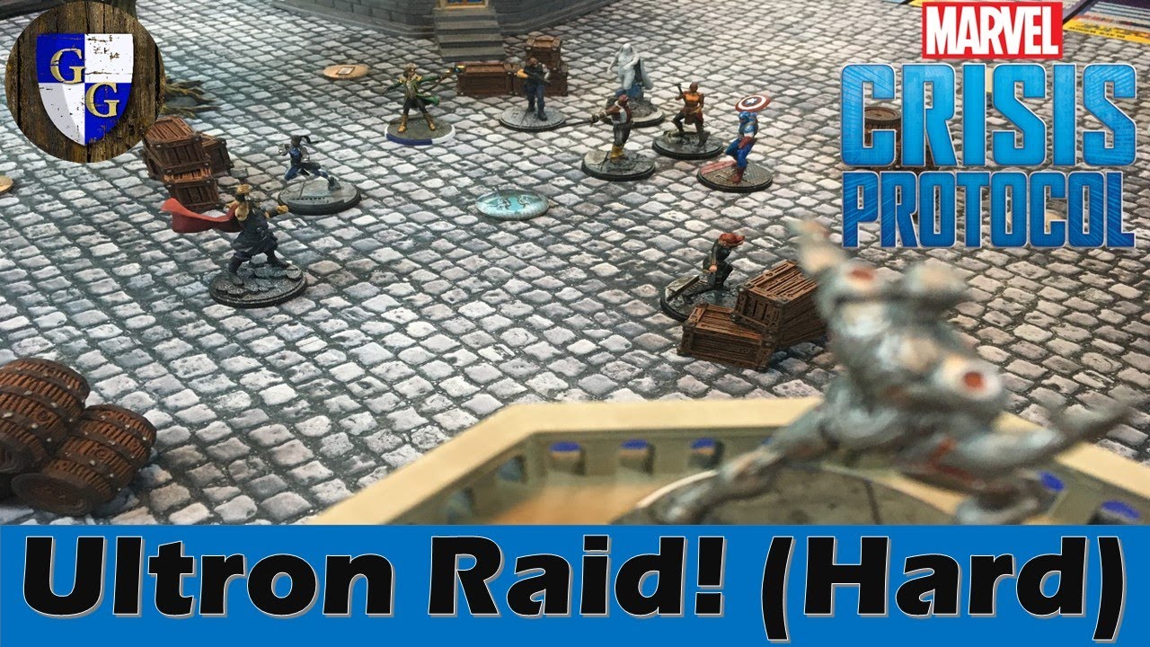 Marvel Crisis Protocol: Ultron's Ultimate Encounter Battle Report (Hard Difficulty)