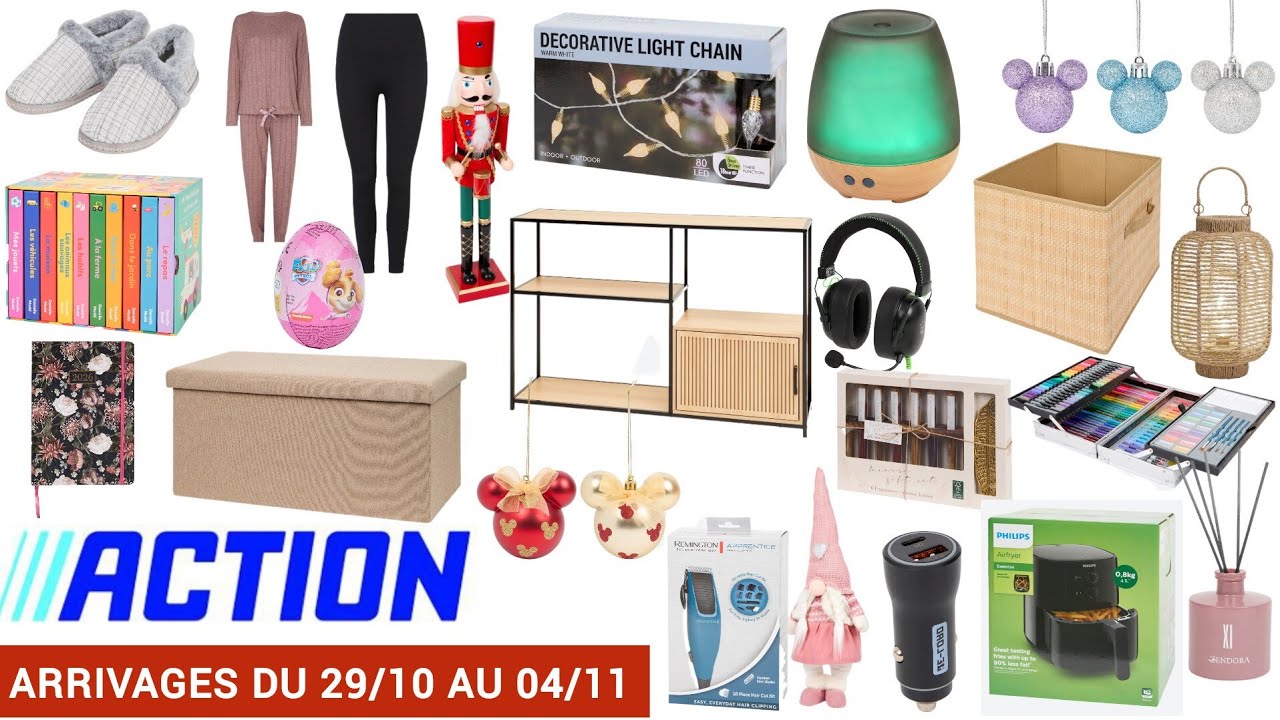 ✨ Action Arrivage de la Semaine 29/10 au 04/11 ✨ Loisirs #Action France ✨ Nouveaut&eacute;s