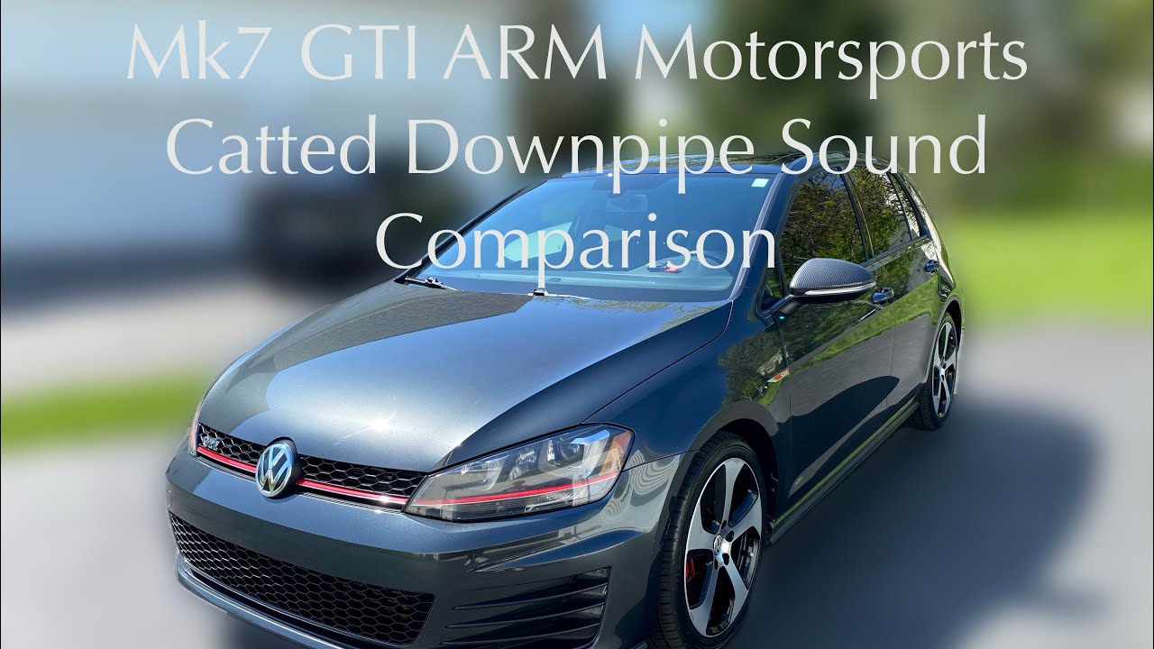 ARM Motorsports Downpipe Sound W/ Stock Catback