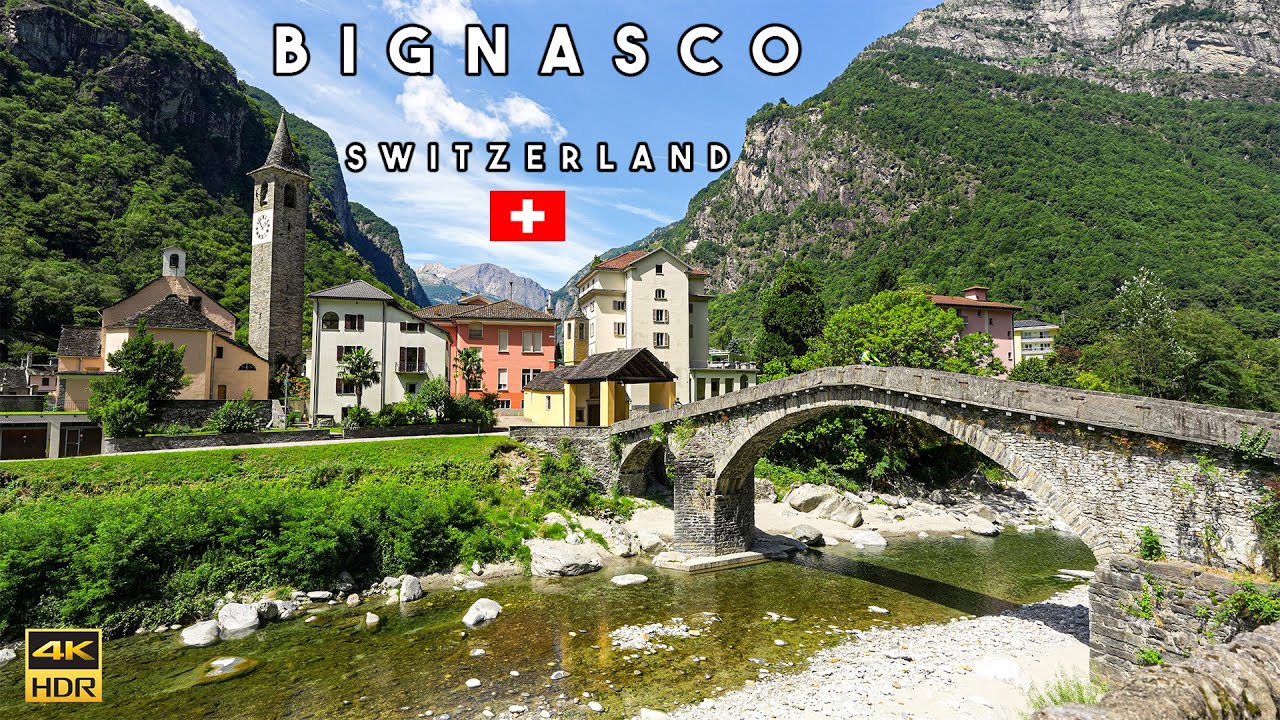 Bignasco, Switzerland 🇨🇭 | a hidden gem in the heart of Vallemaggia! ✨ 4K 60FPS