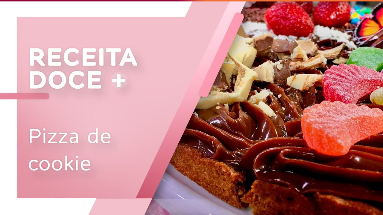 Pizza de cookie por Dalva Zanforlin