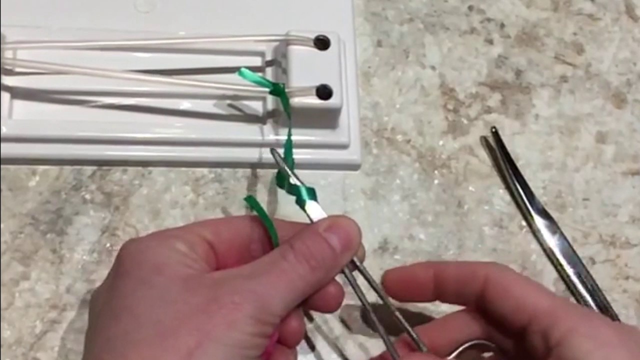 Feline Neuter Figure 8 Instrument Tie (slow motion) Example C