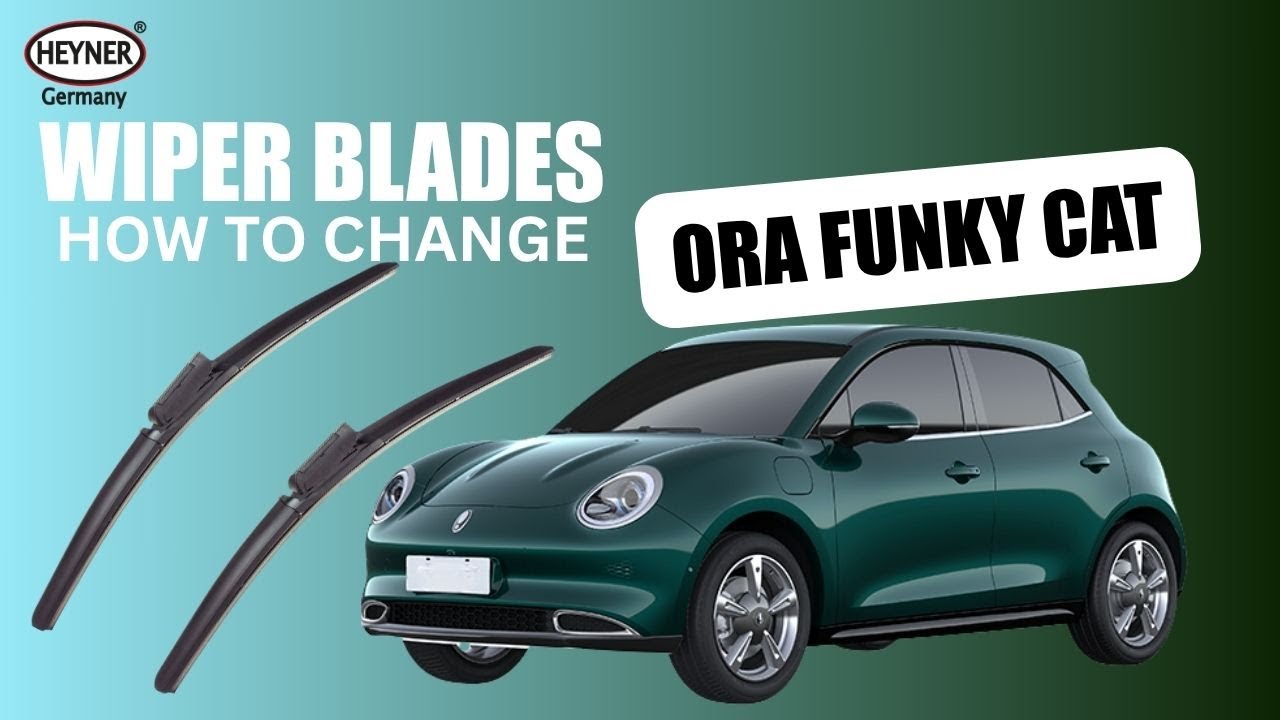 How To Replace Front Wiper Blades On Ora Funky Cat 2022-onwards Easy Tutorial