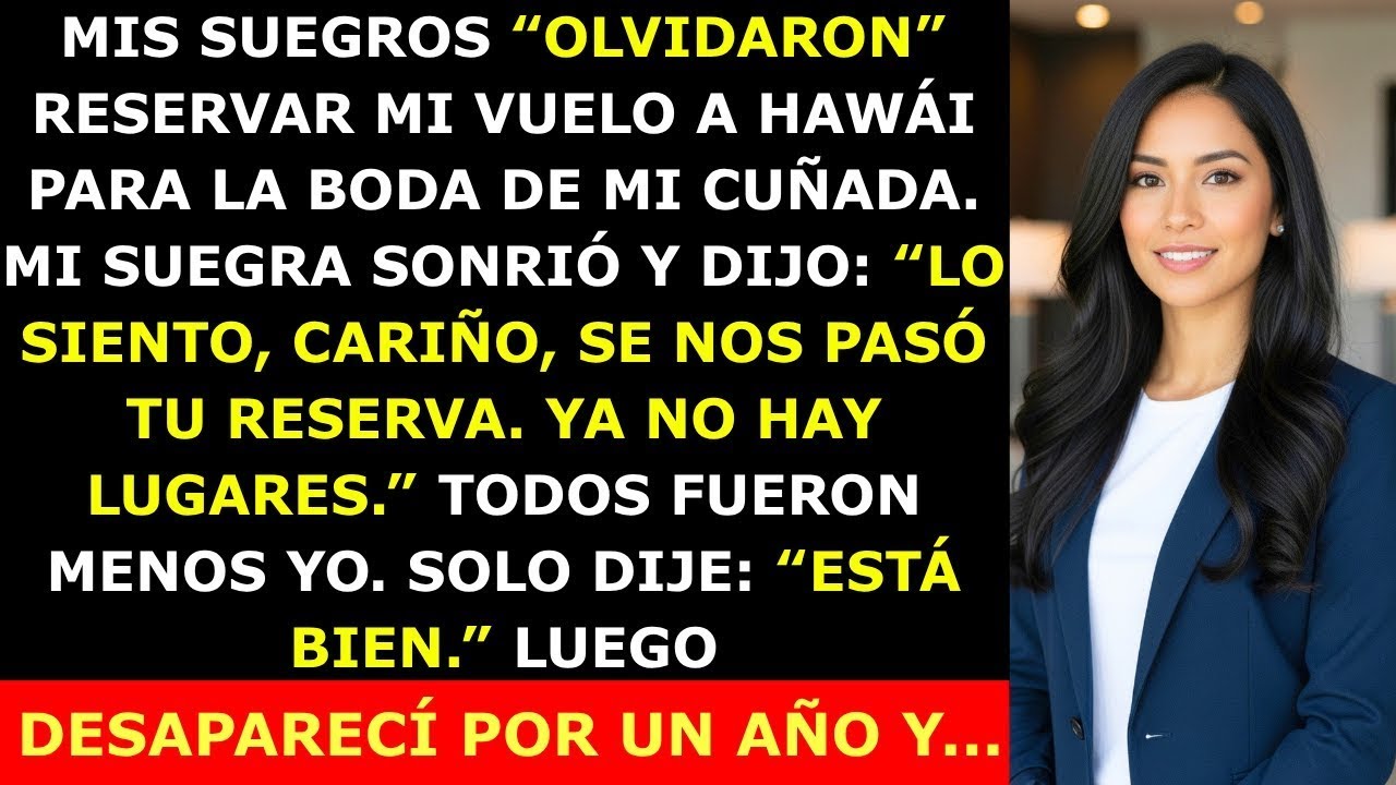 Mis Suegros “Olvidaron” Reservar Mi Vuelo Para la Boda de Mi Cuñada — Pero No Esperaban Esto