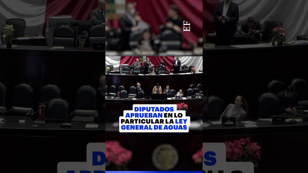 Diputados APRUEBAN LEY General de AGUAS