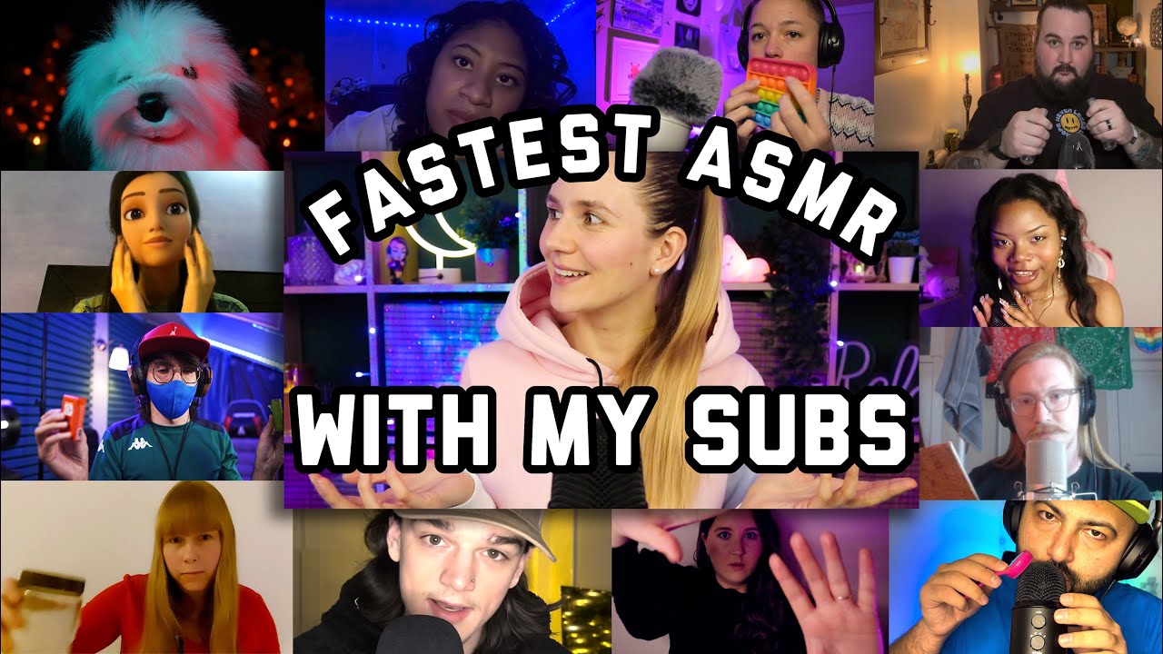 FAST & AGGRESSIVE ASMR WITH MY SUBSCRIBERS⚡️💥