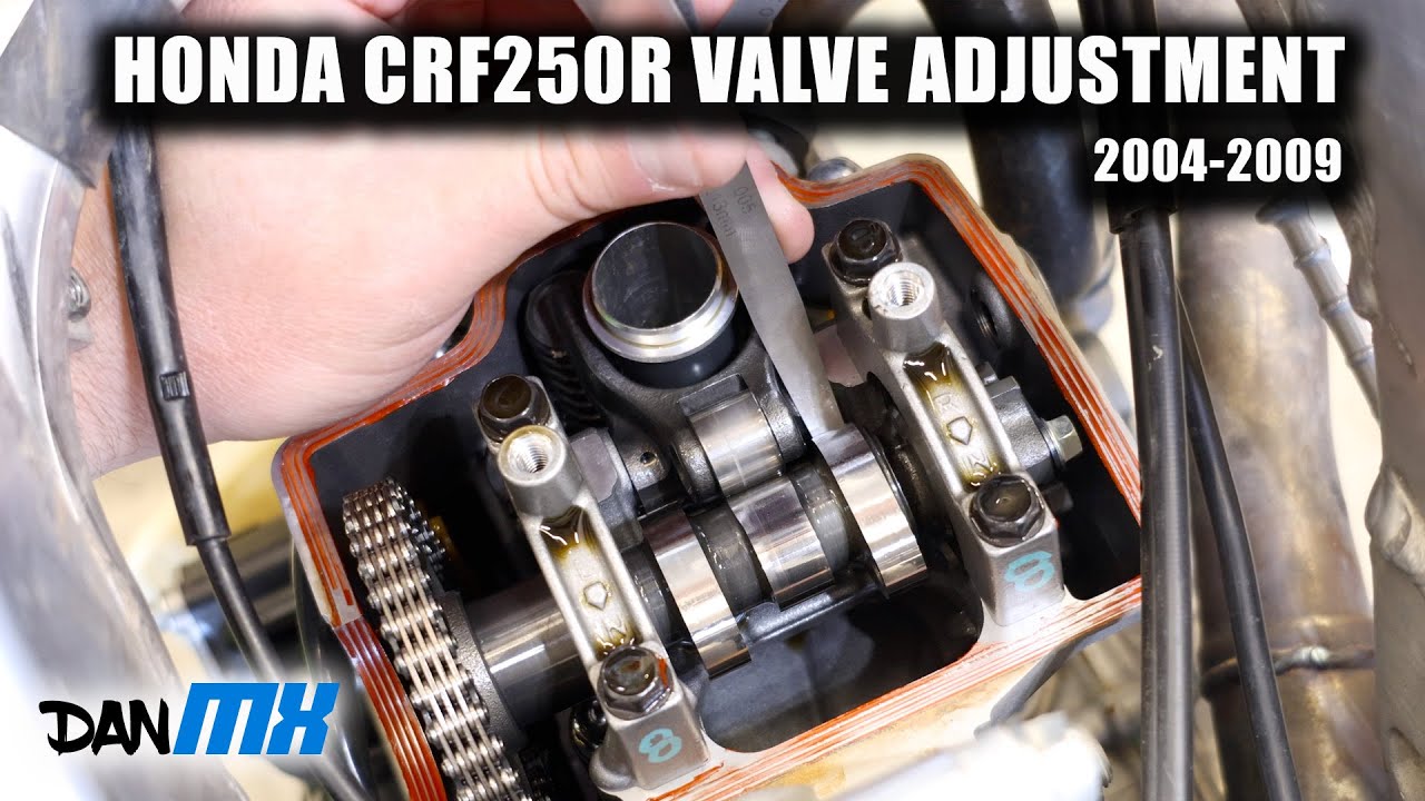 Honda CRF250R Valve Adjustment | 04-09