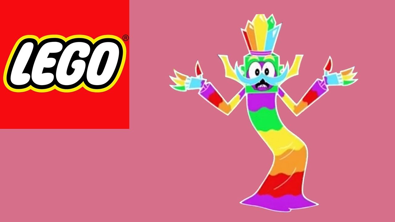 How to Build LEGO Mixels Painted King Nixel - Stop Motion Build | Bricks and Clay Play