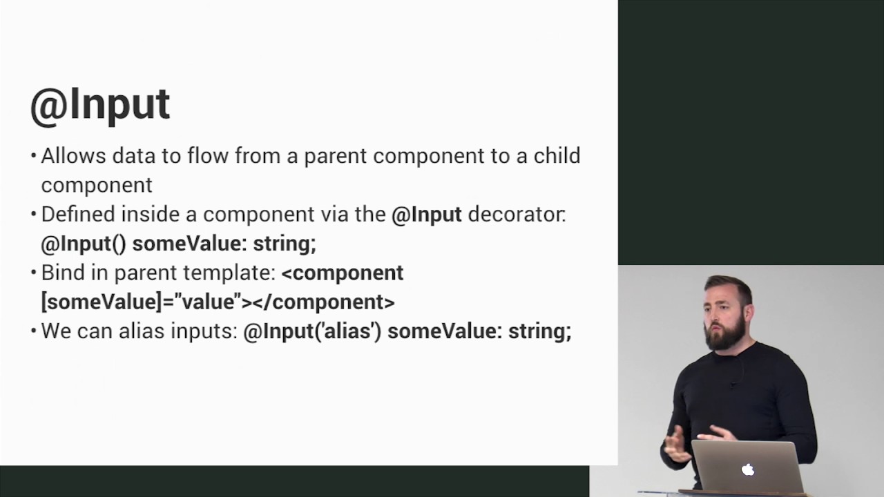 Input & @Output - Building Web Applications in Angular 2