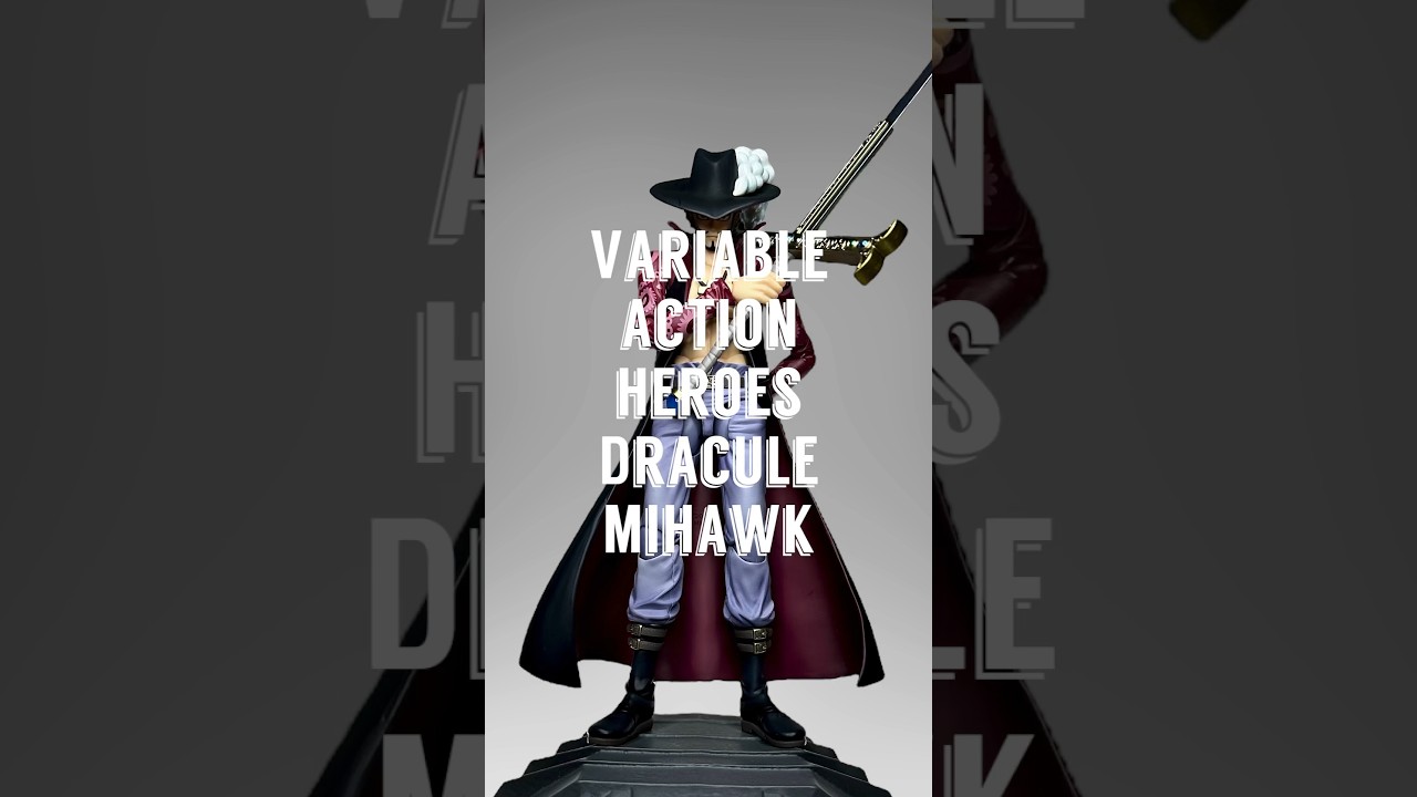 Megahouse Variable Action Heroes Dracule Mihawk #onepiece #unboxing #review #monkeydluffy #mugiwara