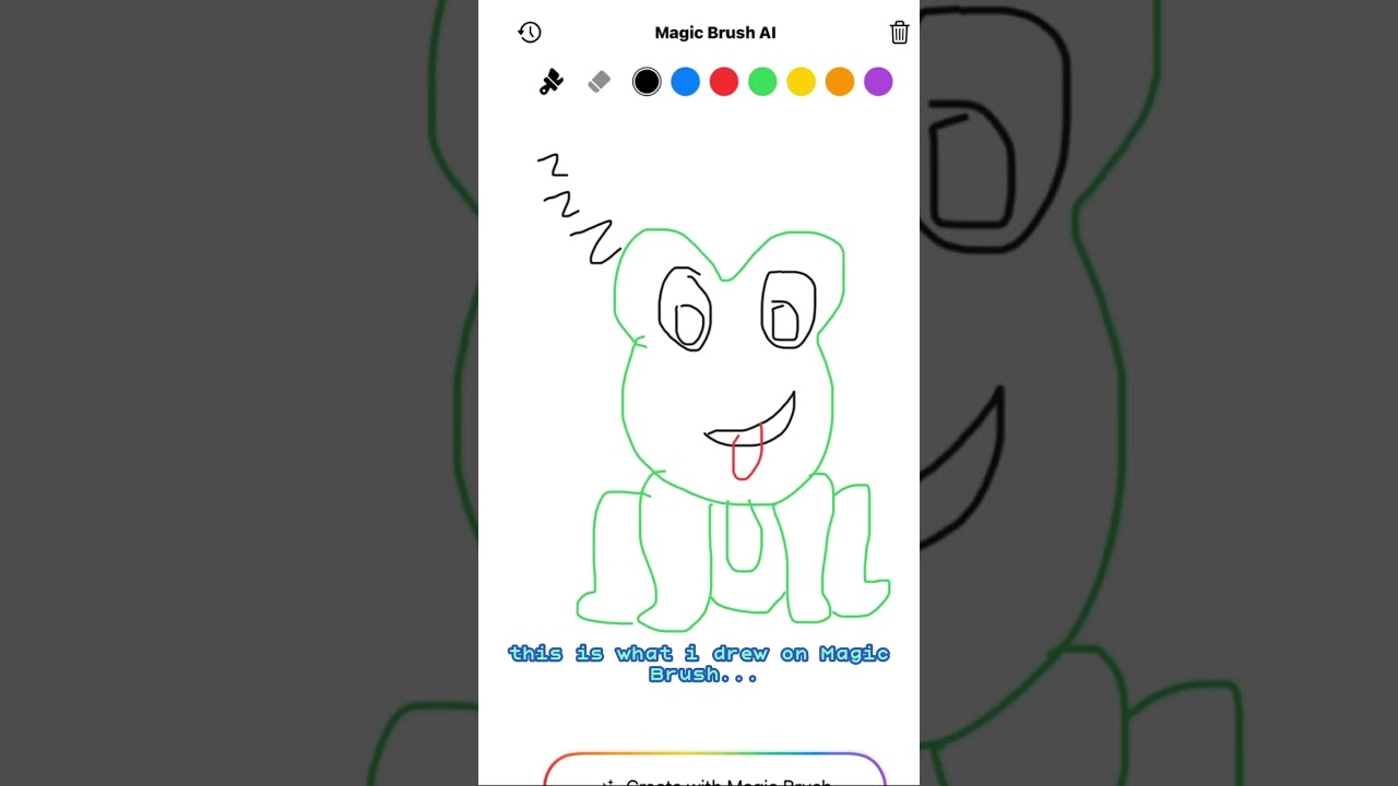 Unhinged creativity! #girlchat #aiapps #funnyapps #unhinged #magicbrush #ncw5r