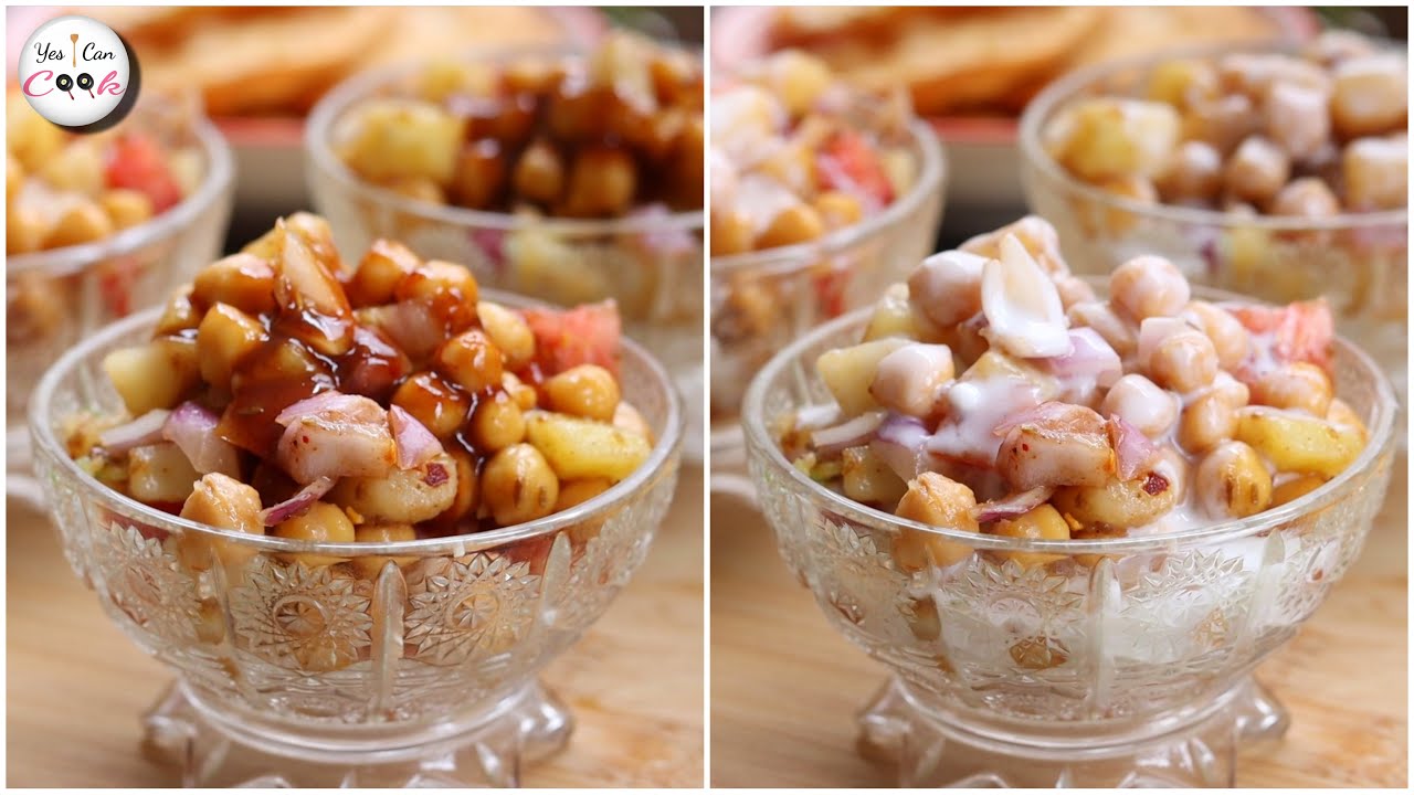Karachi Famous Chaat ❗️ Aloo Chana Chaat Ramadan Special by (YES I CAN COOK)