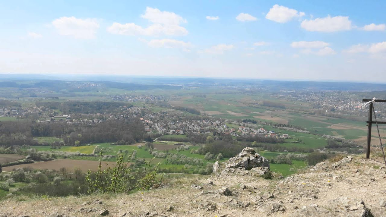 Wandern Franken: Kirschblüte Kreis Forchheim- am 