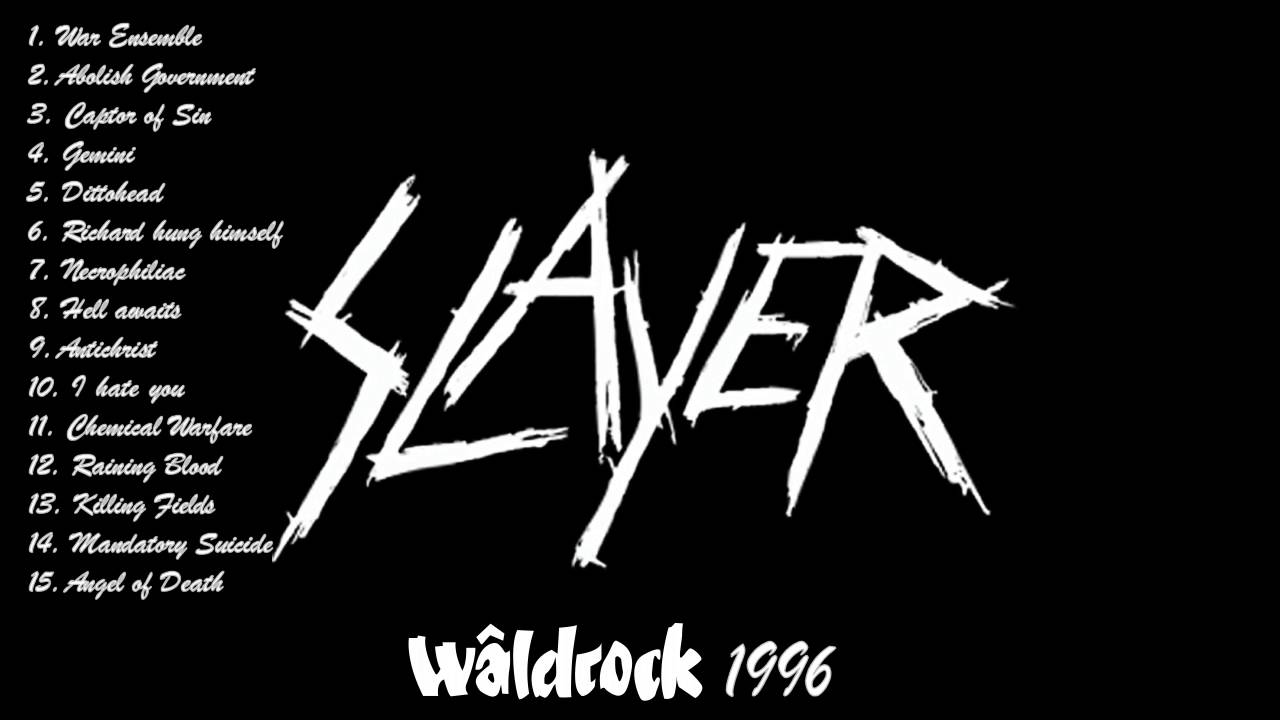 Slayer - Wâldrock Festival, Burgum, Holland 29-06-1996 [Soundboard recording]