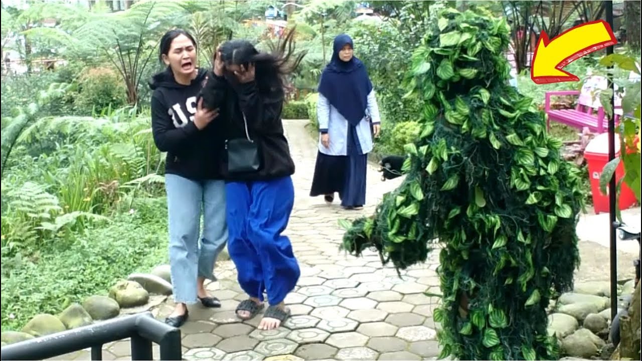 Bushman prank menari..!! Lucu dan kocak