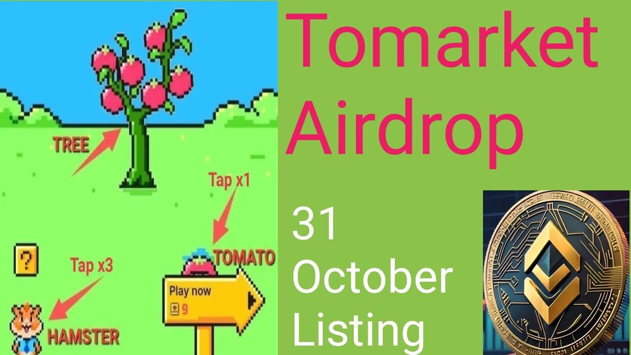 Tomarket New Updates|ToMarket Airdrop LIVE! Claim FREE Tokens Now! (Listed on Oct 31st)