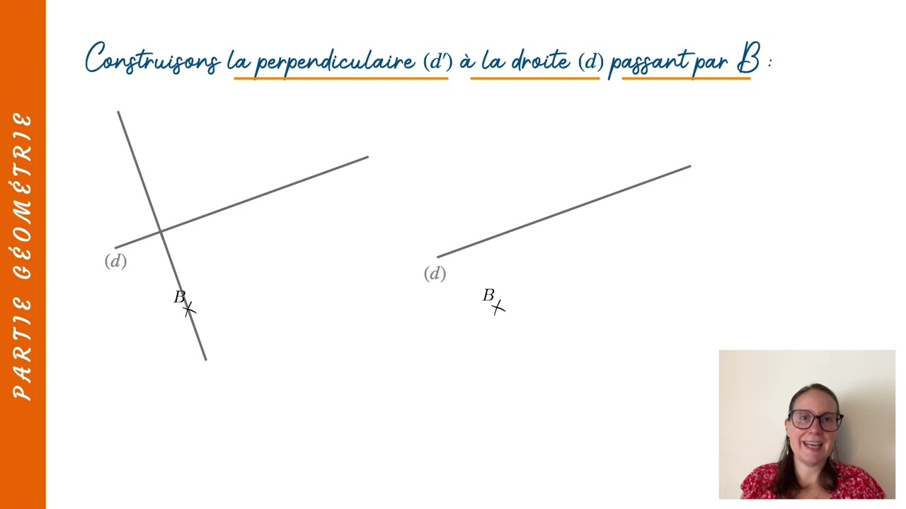 III. Construction de perpendiculaires et parallèles