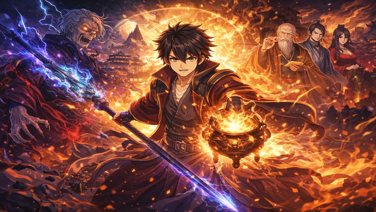 爆款漫劇·《無上道尊》·天才變廢人？我覺醒神器煉神鼎，重塑混沌體，這一世我要諸神伏法！