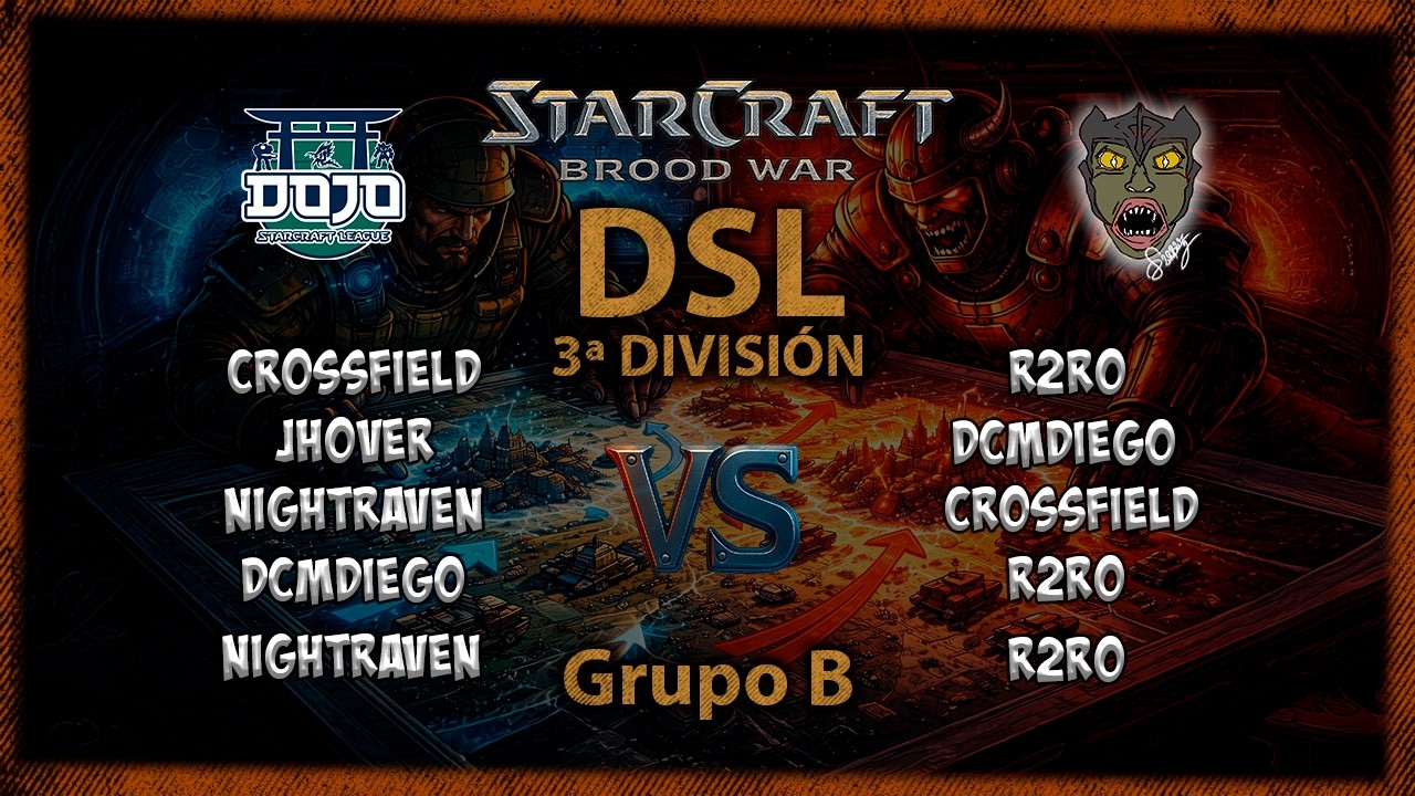 ¡Se cierra el Grupo B! 🥋 Últimos duelos al límite | T19 Dojo - 3ª Grupo B | Starcraft BW