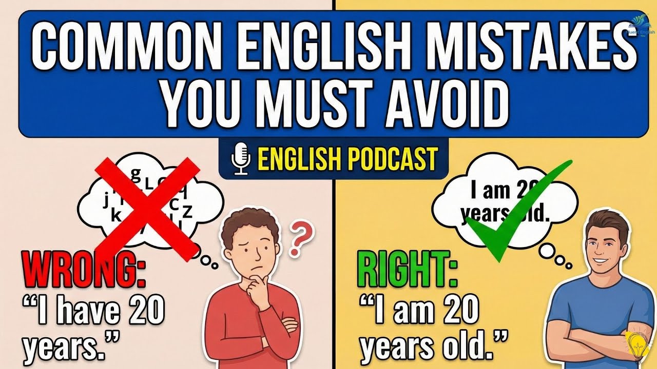 Common English Mistakes - You Must Avoid | English Podcast