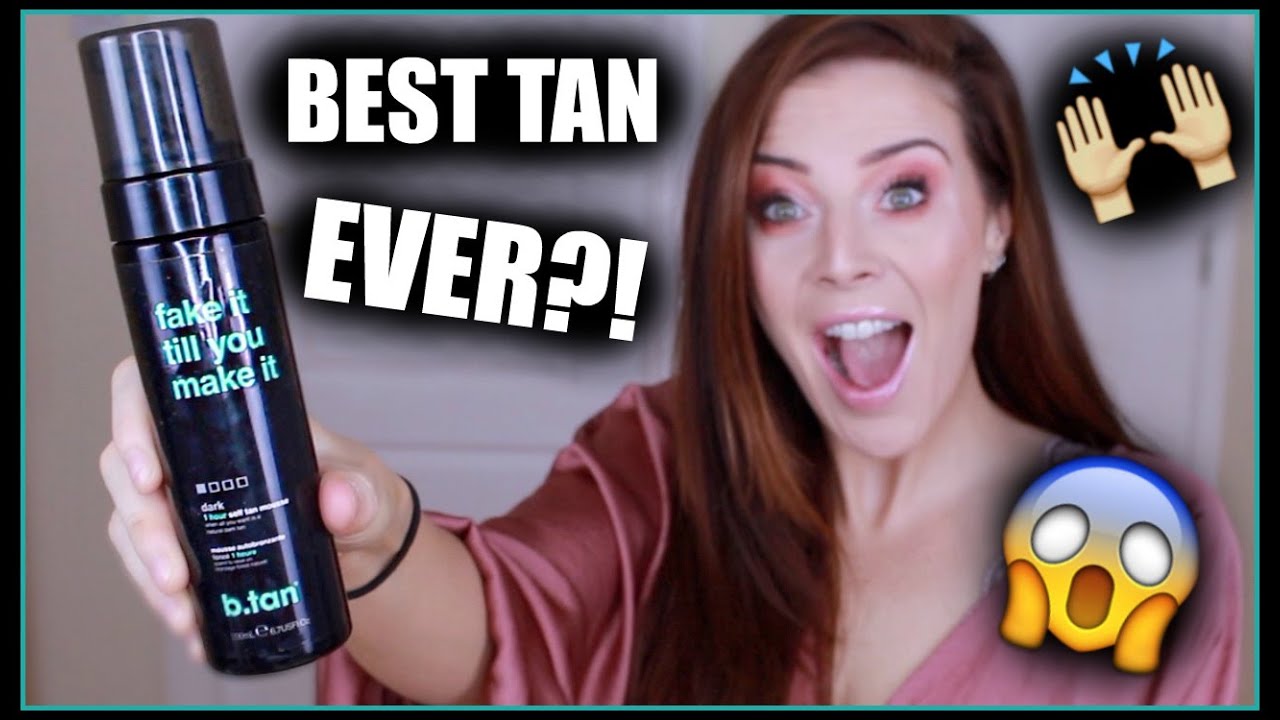 BEST TAN EVER?! 🤔 bTan Fake It Til You Make It Review + WEAR OFF! [Laura's Views]