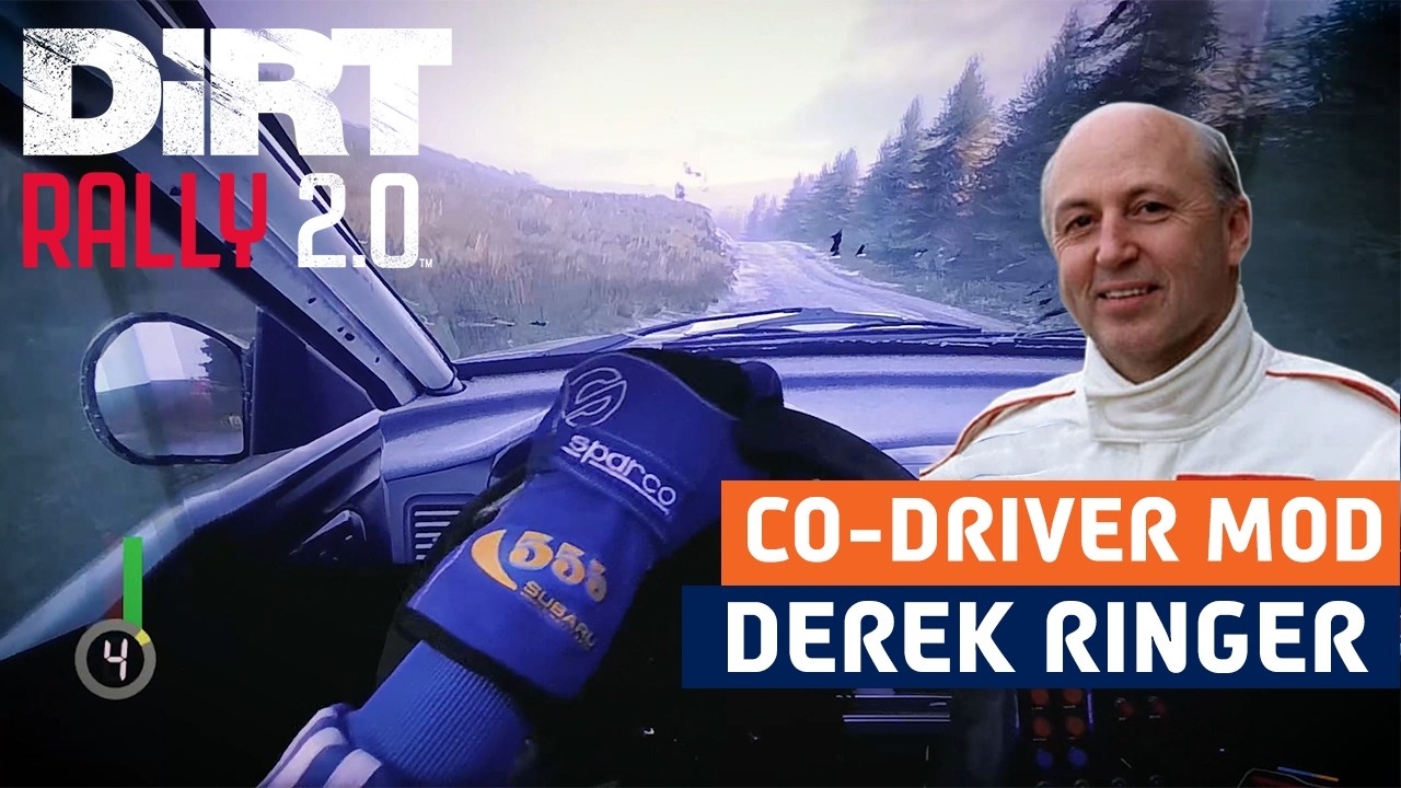 Derek Ringer Co-Driver mod for DiRT Rally 2.0
