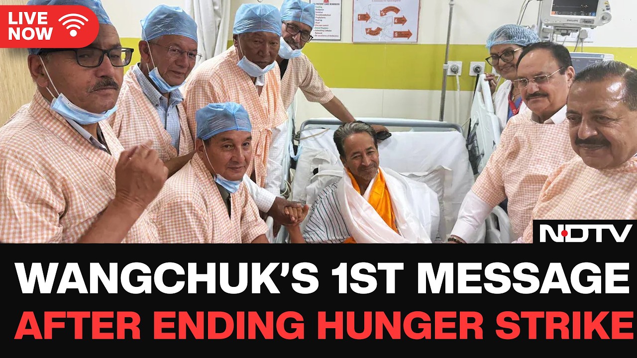 Update On Sonam Wangchuk | Cockroach Janta Party | Wangchuk's 1st Message After Ending Hunger Strike