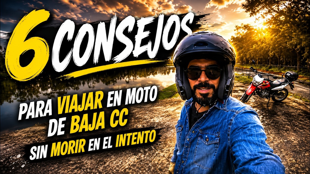 6 Consejos para viajar en motos de baja cilindrada, sin morir en el intento.