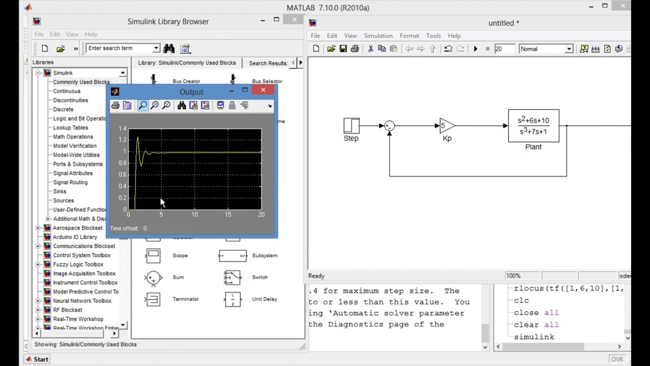 PID controller in Simulink (Control system focused)