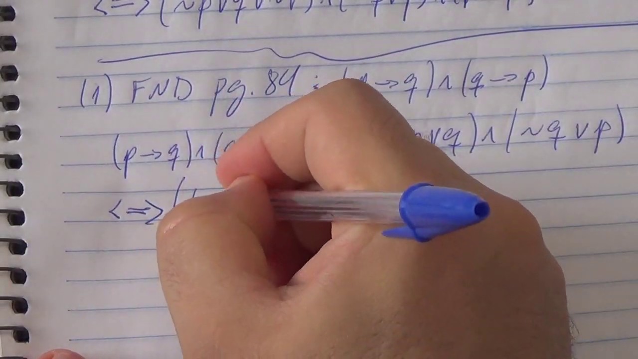 Aula 4 - Formas normais conjuntiva e disjuntiva