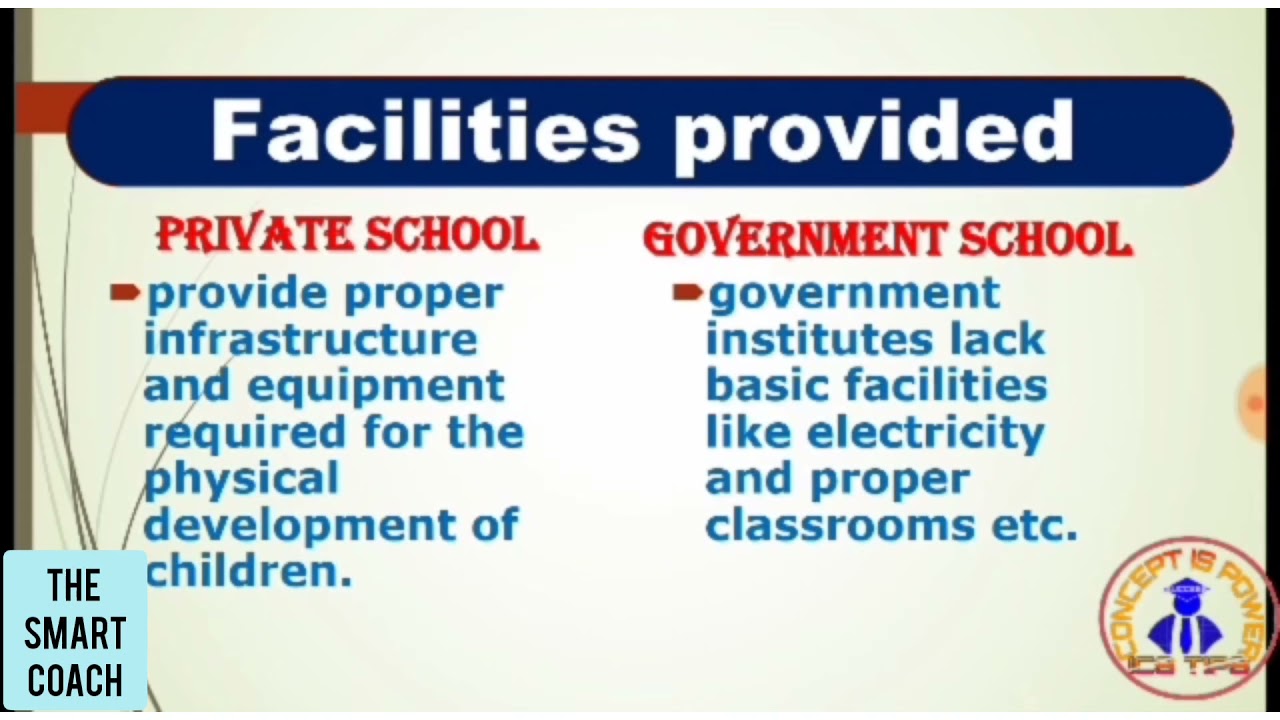 Government school vs private school || Merits and demirts