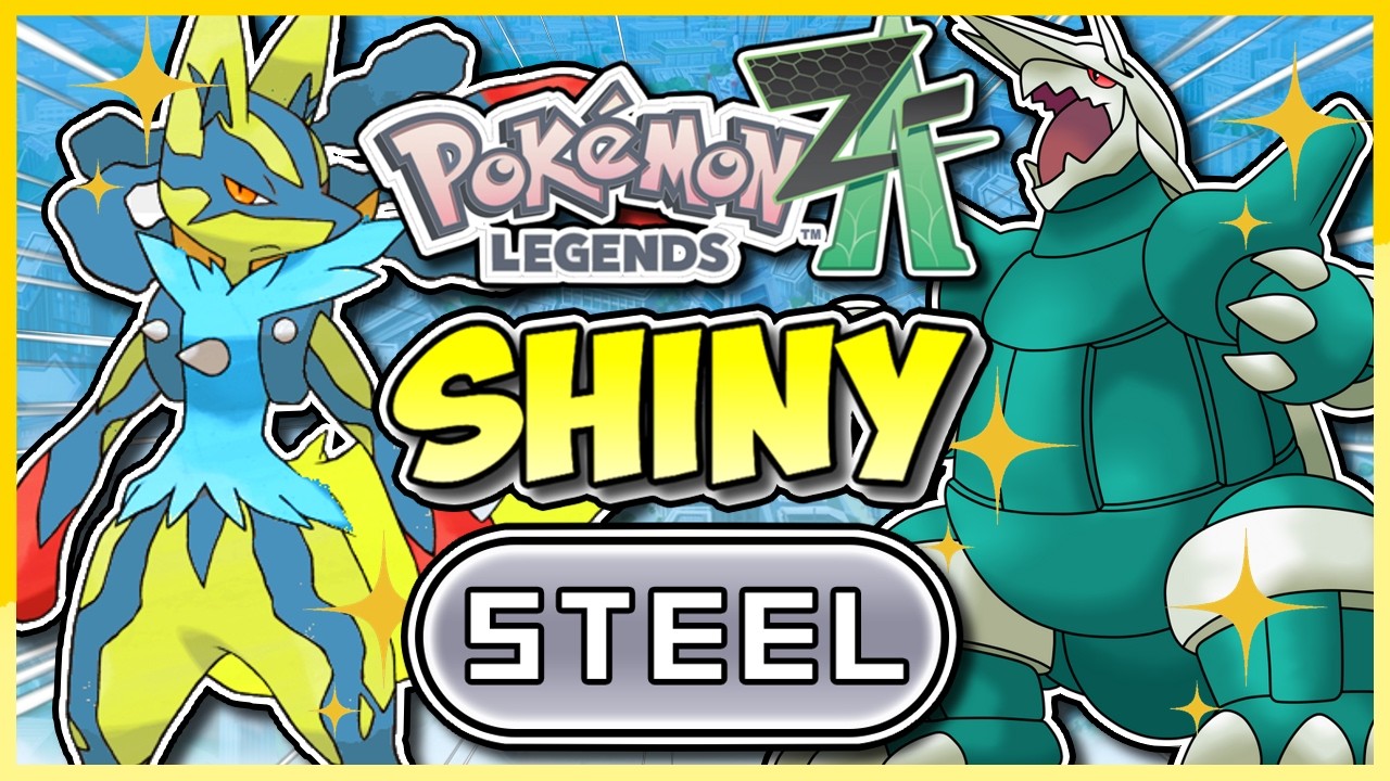 Pokemon Legends ZA - But I Can ONLY Use SHINY STEEL Pokemon!
