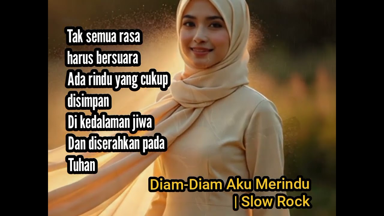 Diam-Diam Aku Merindu | Slow Rock