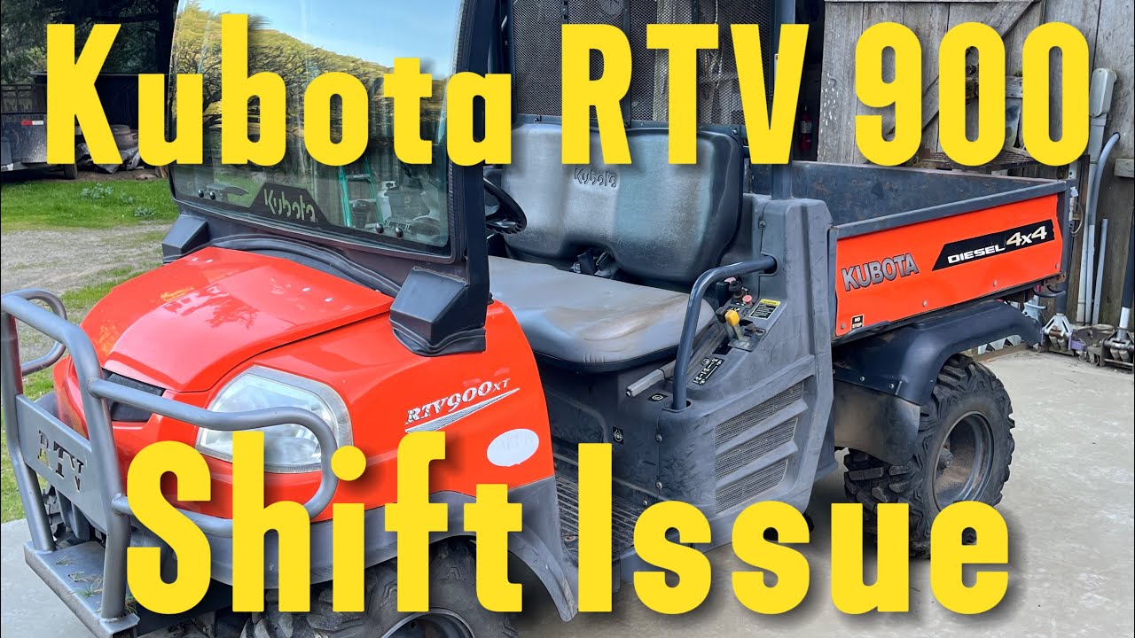 Проблема с переключением передач Kubota RTV900
