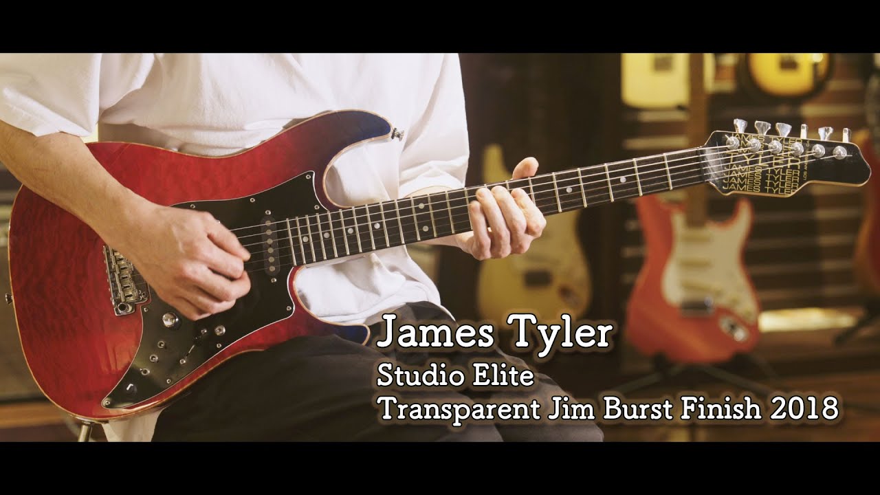 James Tyler Studio Elite Transparent Jim Burst Finish 2018