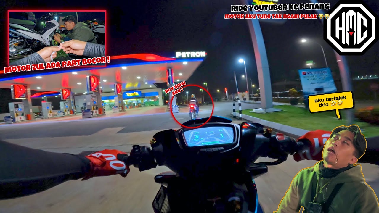 RIDE YOUTUBER ke PENANG 🔥| Ysuku AKU TUNE tak NGAM 😭| ZUL SIDAI kami wey !! 😩