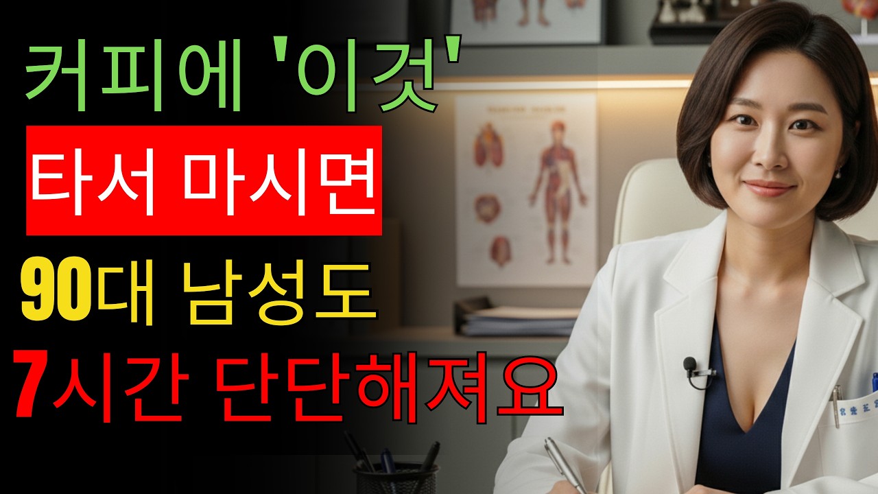 비뇨기과 의사도 비밀로 한 '불기둥 커피'! 남성 건강에 혁명적인 효과! | 장로의 지혜