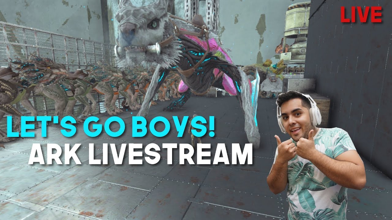 LET'S PLAY ARK BIOLAZER LIVESTREAM (REBOOT)