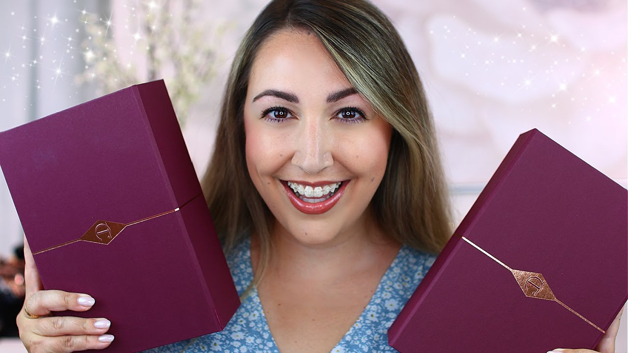 UNBOXING BOTH CHARLOTTE TILBURY MYSTERY BOXES & GIVING THEM AWAY! 💕