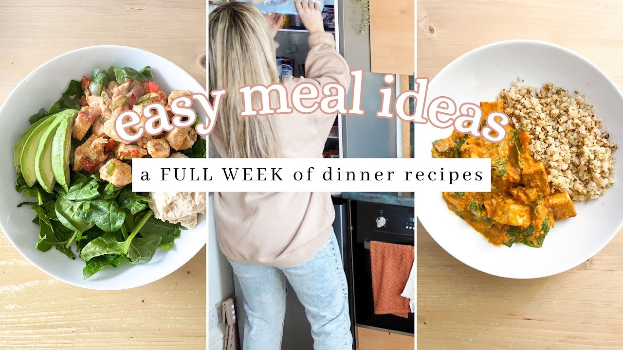 5 Easy, Simple + Delicious Dinner Recipes | A Week Of Dinner Ideas