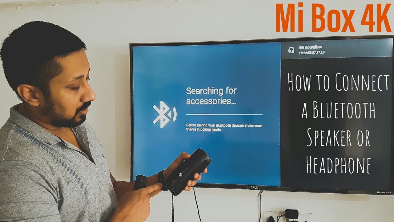 Как подключить Bluetooth-колонку или наушники к Mi Box 4K