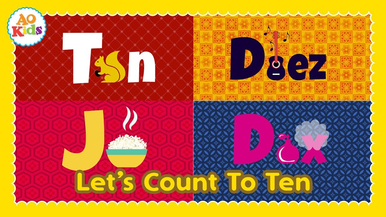 Let's Count to Ten in 4 Different Languages! (Kid's Song) | English, Spanish, Japanese & French