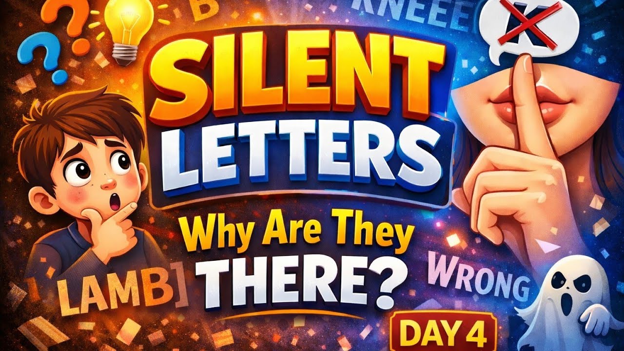 Topic -  अंग्रेजी भाषा में कुछ अनुच्चरित अक्षर (silent letters in English) #english speaking course 