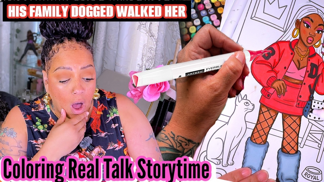 REAL TALK: Her Husband & His Family Mocked Her For Years In Private Group Chat! | Coloring Storytime
