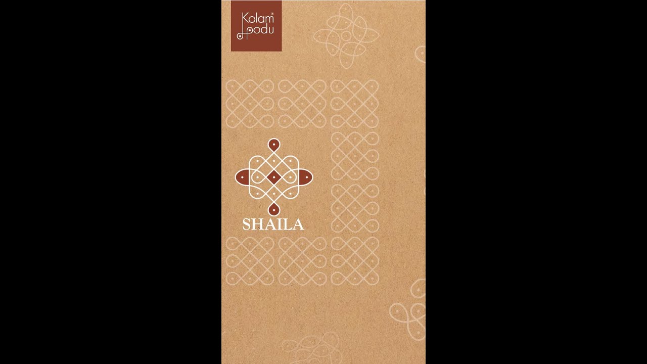 Shaila || 2 Mins Kolams || Kolam Podu #shorts
