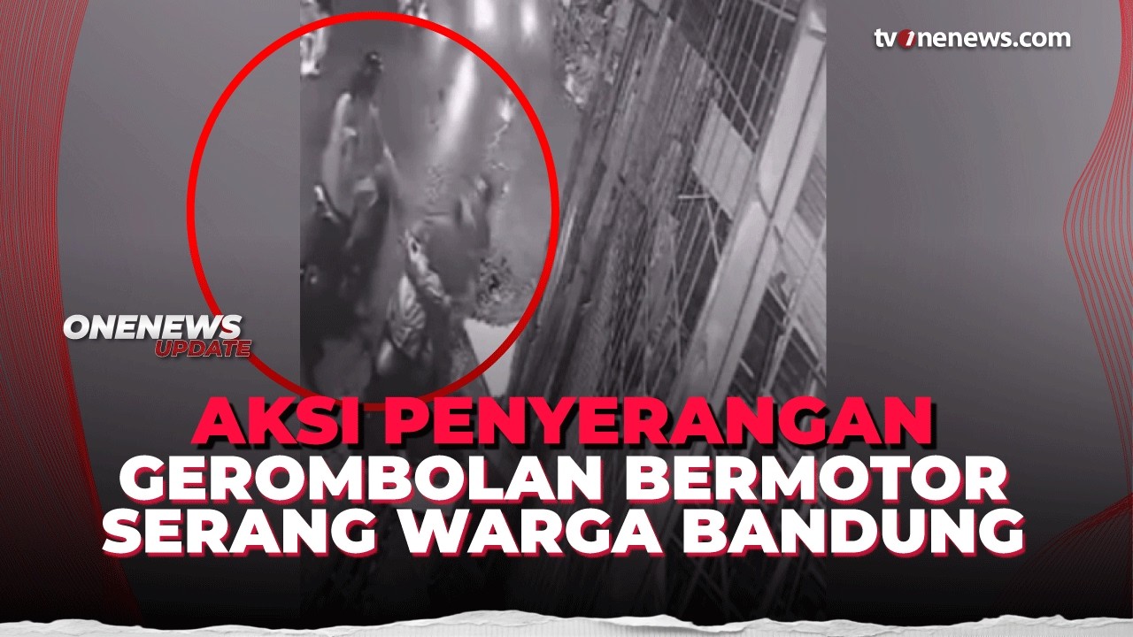 Diserang Brutal Gerombolan Bermotor, Warga Bandung Luka dan Motor Dibawa Kabur | OneNews Update