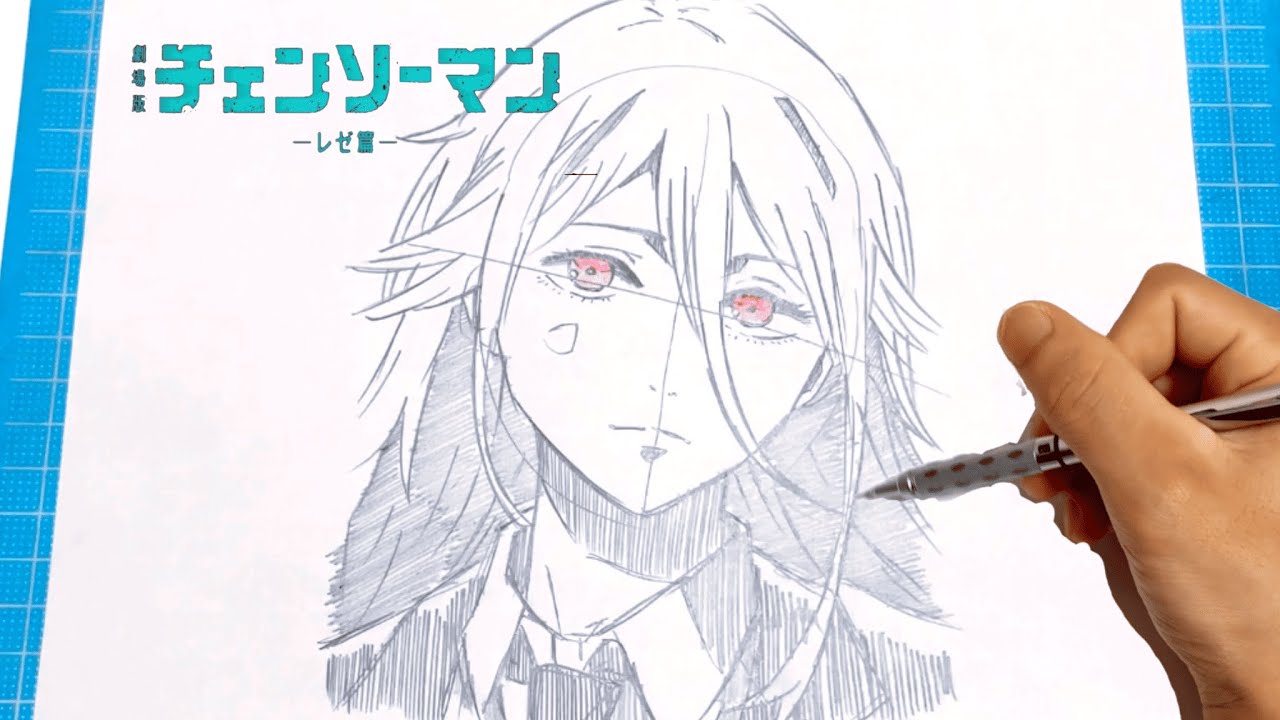 【劇場版『チェンソーマン レゼ篇』】天使の悪魔イラスト簡単描き方