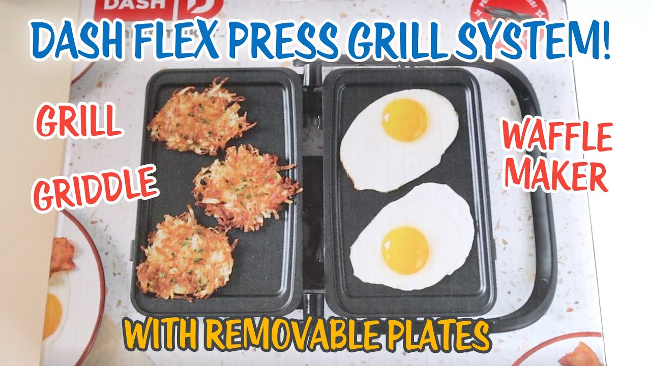 NEW Dash Flex Press Grill System REVIEW! MultiMaker Grill Griddle Waffle