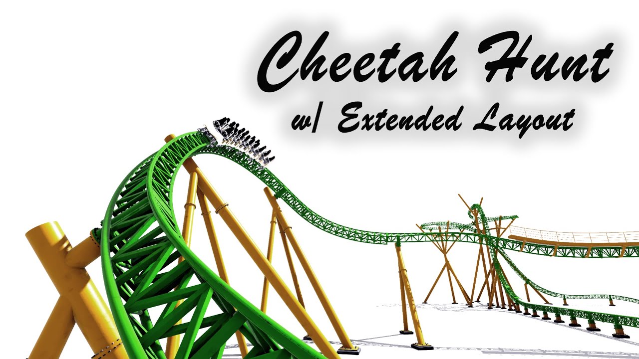 Cheetah Hunt w/ Extended Layout POV: NL2/FVD++ Intamin LSM Coaster at Busch Gardens Tampa